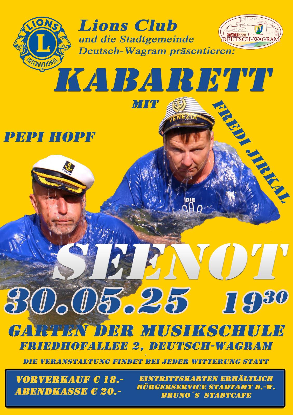 Kabarett mit Pepi Hopf und Fredi Jirkal